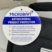 Fulton Bag Co. Munchsak Quilted BLACK Insulated Lunch Bag/Tote Dual Closure