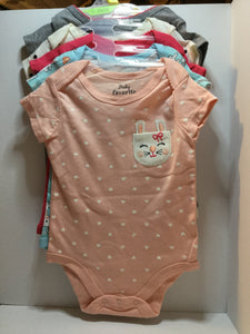 Baby favorite Bodysuits 5 Pack Girls/ 3-6 months