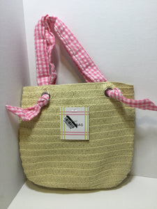 Little Girls Pink Cloth Handbag Purse
