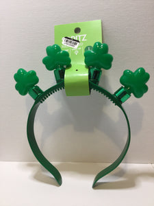 St. Patricks Day Headband Clover Lights Up - Spritz Brand