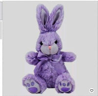 Animal Adventure Daisy Bunny Plush Purple
