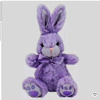 Animal Adventure Daisy Bunny Plush Purple