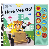 Baby Einstein - Here We Go! 10-Button Sound Board Book - PI Kids (Play-A-Sound)
