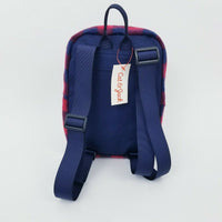 Cat & Jack Boys Red Blue Plaid Flannel Mini Backpack
