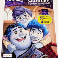 Disney Pixar Onward Ultimate Coloring & Activity Book Includes 30 Stickers NEW!