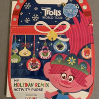 Trolls World Tour Holiday Remix Activity Purse Book with Stickers “NEW”
