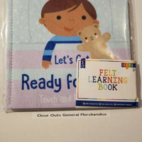 Kids’ Felt Learning BOOK LET'S GET READY FOR BED