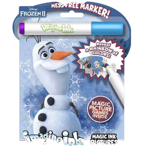 Frozen 2 Olaf 16-Page Imagine Ink Magic Pictures Activity Book Bendon NEW
