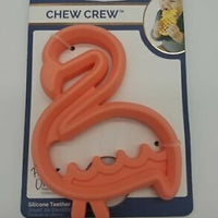 Itzy Ritzy Silicone Pink Flamingo Teether Chew Crew 3m+ Teething Toy