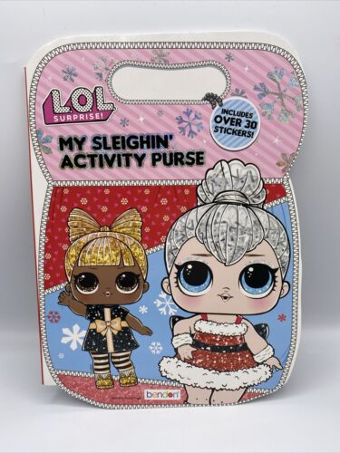 LOL Surprise My Sleighin Activity Purse Sticker Coloring Christmas Book