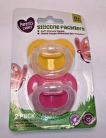 2pk Parent’s Choice Soft Silicone Pacifiers
