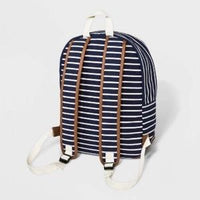 Wild Fable Navy Striped Backpack